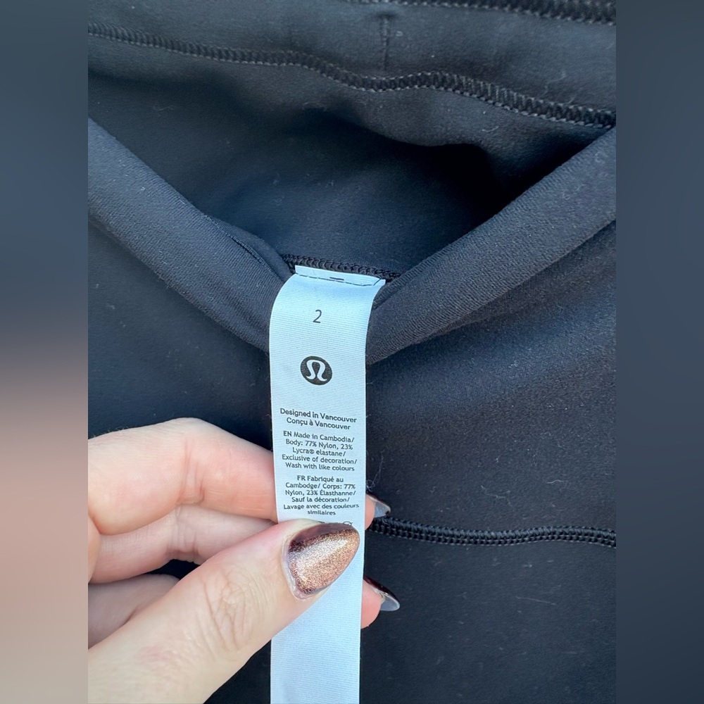 Lululemon Wunder Train High-Rise Tight 28" In Black - Picture 3 of 5